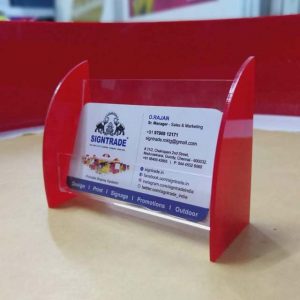 Acrylic Table Top ID Card Holder in Chennai