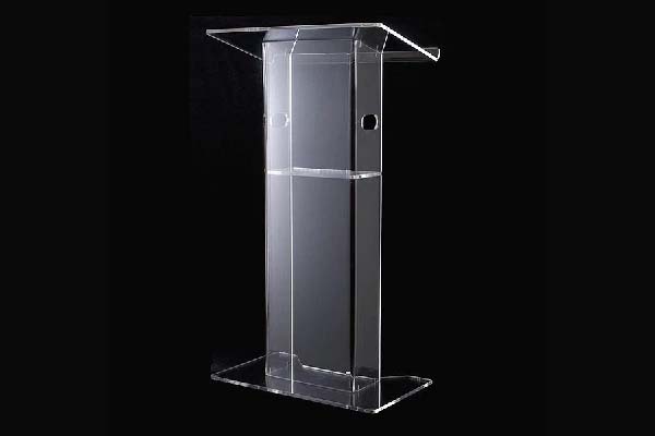 acrylic lectern podium stand