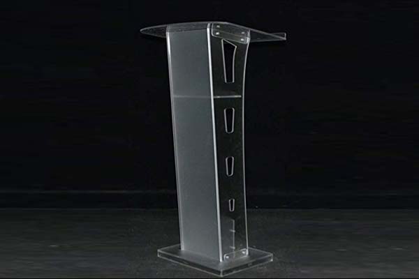 acrylic lectern podium stand