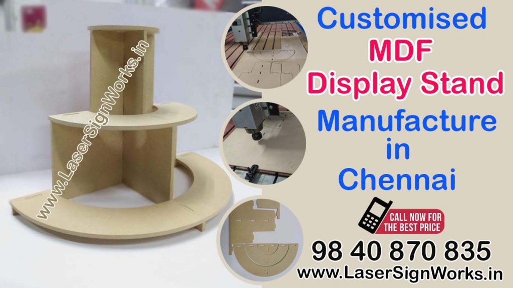 Customised MDF Display Stand Manufacture in Chennai