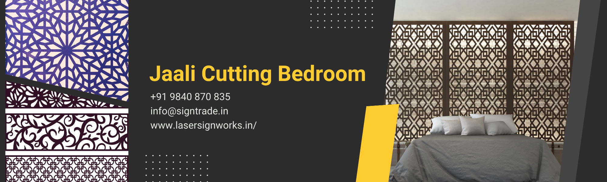Jaali Cutting Bedroom