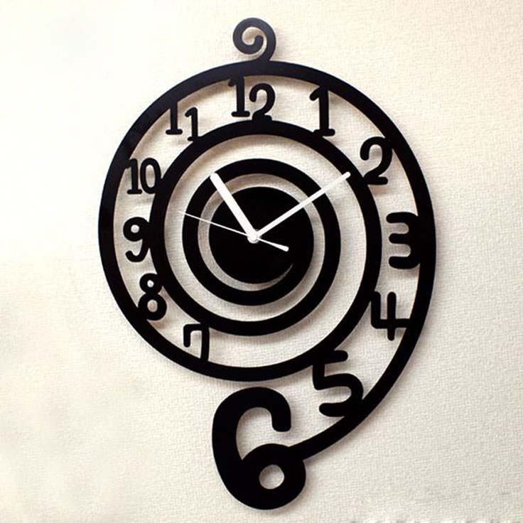 Acrylic Wall Clock1