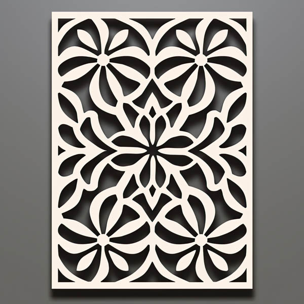 Jaali Cutting Design for Living Room