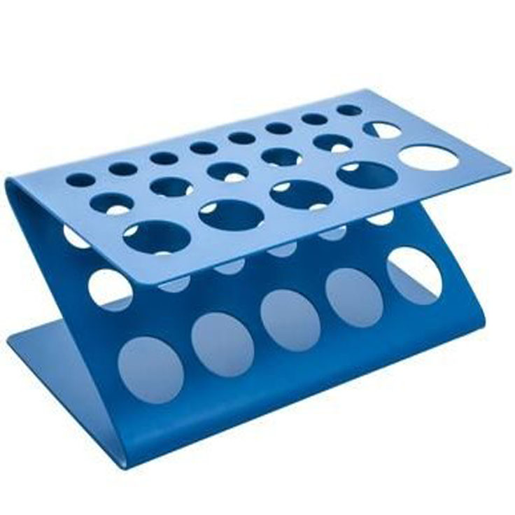 Colingmill Clear Acrylic Test Tube Rack - 9 Compartments With 3 Pull-Out Trays 16x12x5.5
